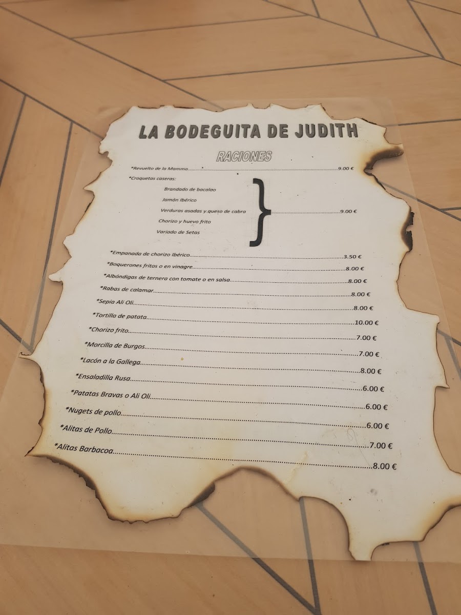 Menu La Bodeguita D'judith-5